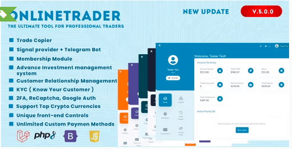 OnlineTrader- Trading and investment management system