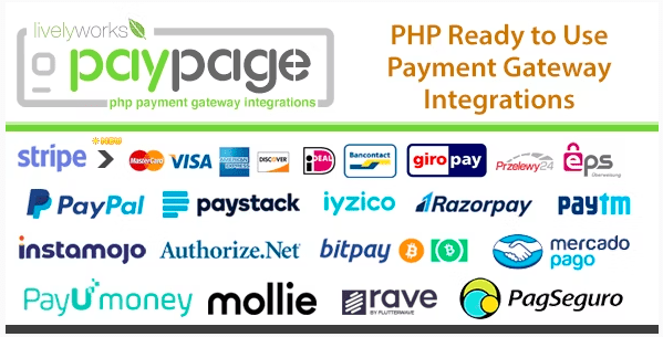 PayPage v1.9.0 – PHP ready to use Payment Gateway Integrations