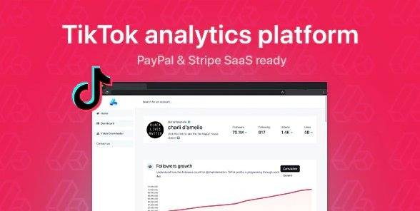 PhpStatistics v1.5.1 – TikTok Analytics Platform (SAAS Ready) Php Script Download