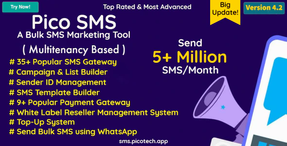 PicoSMS v2.3 (Updated) – SMS Marketing Tool Php Script Download