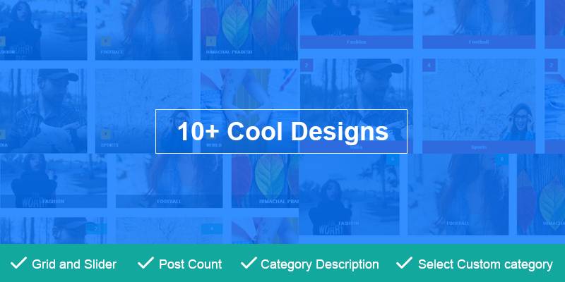 Post Category Image With Grid and Slider Pro Plugin Download