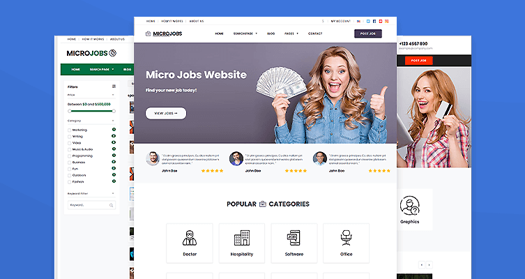 PremiumPress Micro Jobs Theme v10.8.8 (Updated)