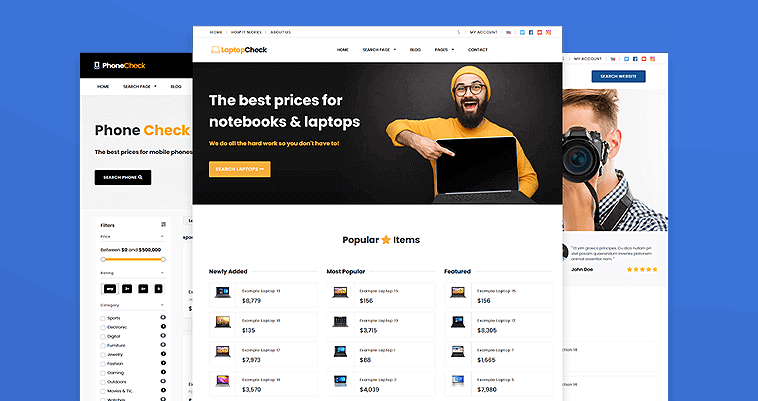 PremiumPress Price Comparison Theme