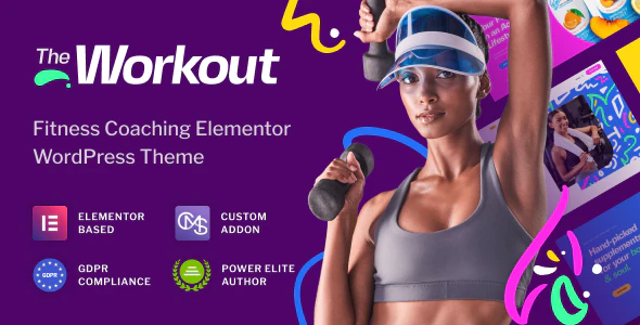 The Workout v.1.0.1 Trainer Fitness WordPress Theme Download