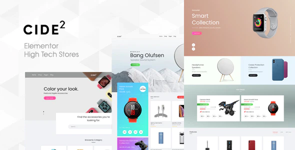 Cide v1.0.5 Elementor High Tech Stores WordPress Theme Download
