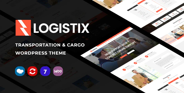 Logistix v1.26 Premium Responsive Transportation WordPress Theme Download