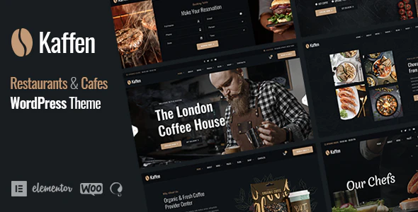 Kaffen v1.1.3 Best Restaurant WordPress Theme Download