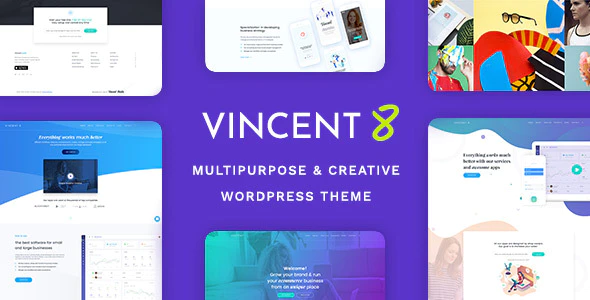 Vincent Eight v1.24 – Responsive Multipurpose WordPress Theme Download