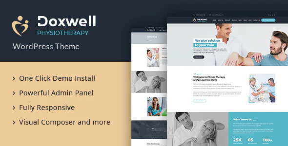 Doxwell v2.3 Physical Therapy WordPress Theme Download