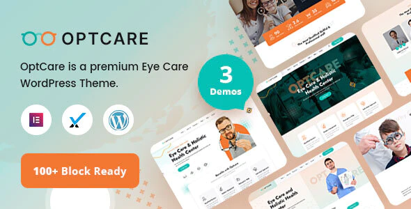 Optcare v1.0.0 Eye Care WordPress Theme + RTL Download