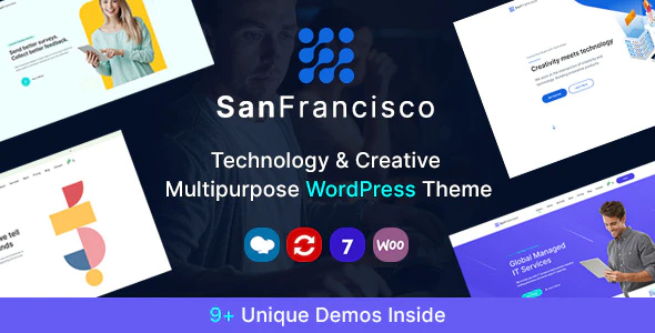 San Francisco v1.15 – IT Technology and Creative WordPress Theme Download