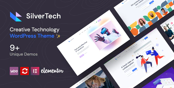 Silvertech v1.13 – Creative WordPress Theme Download