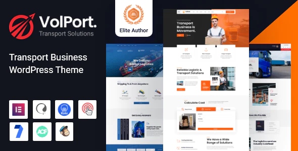 Volport v1.1.0 – Logistics & Transport WordPress Theme Download