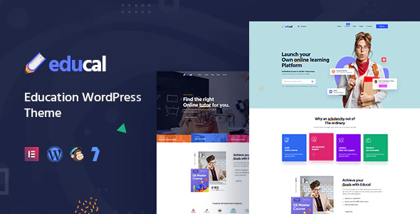 Educal v1.3.2 Online Courses & Education WordPress Theme + RTL Download