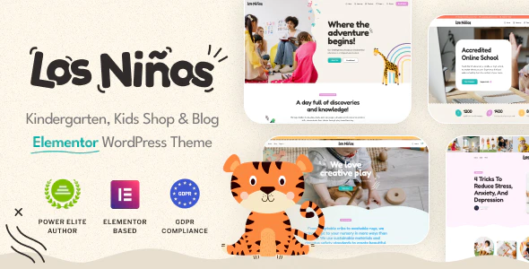 Los Ninos v.1.0.2 Children Education WordPress Theme Download