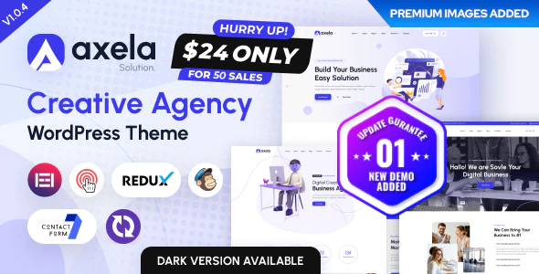 Axela v1.1.0 – Creative Agency WordPress Theme Download