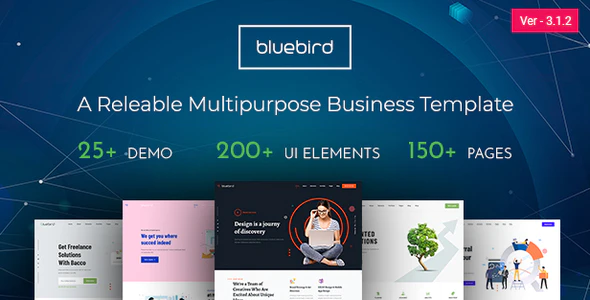 Bluebird – Multipurpose Business HTML Template