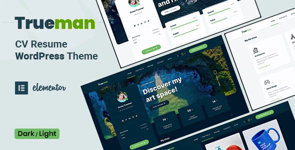 Trueman v1.2.2 – Best CV Resume WordPress Theme Download (Updated)