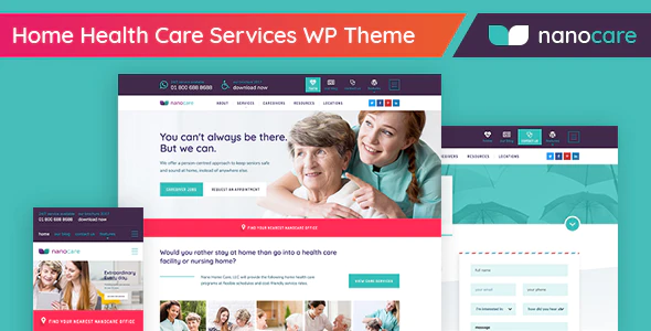 NanoCare v1.1.8 Home Health Care Medical Care WordPress Theme Download