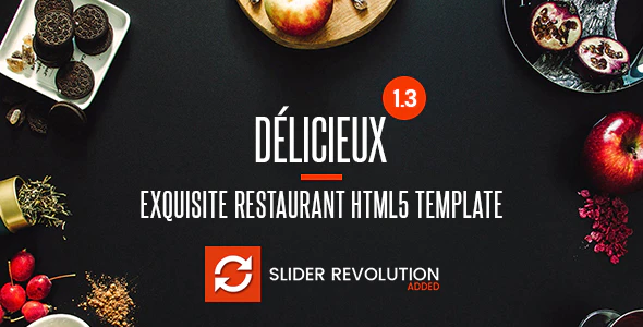 Delicieux – Exquisite Restaurant HTML5 Template Download