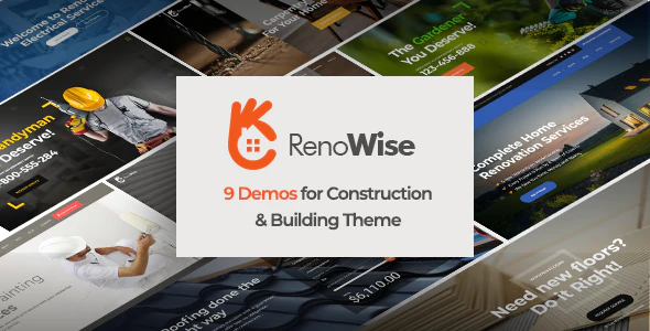 RenoWise v1.1.4 – Construction & Building WordPress Theme Download