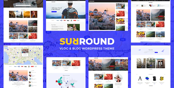 Surround v1.3 Vlog & Blog WordPress Theme Download