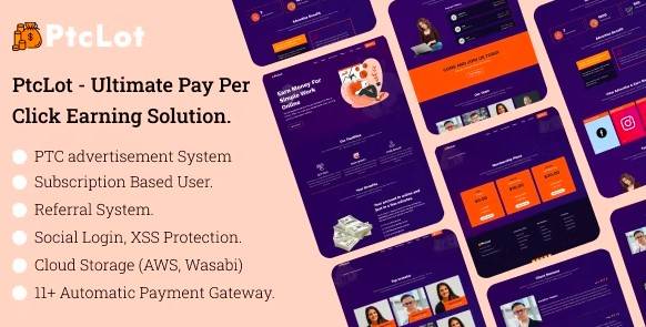 PtcLot Ultimate Pay Per Click Earning Solution