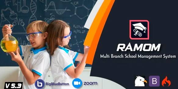 Ramom School v5.3 – Multi Branch School Management System (Updated) | Codeigniter