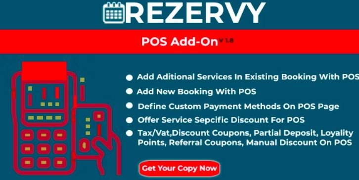 Rezervy – Point of sale system for bookings & multi payment management (POS AddOn) v1.6