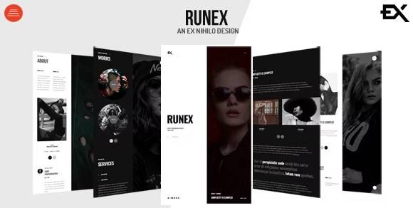 Runex v1.3 – One Page Portfolio Template