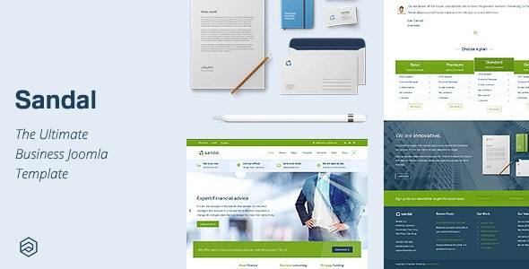 Sandal Ultimate Responsive Business Joomla Template