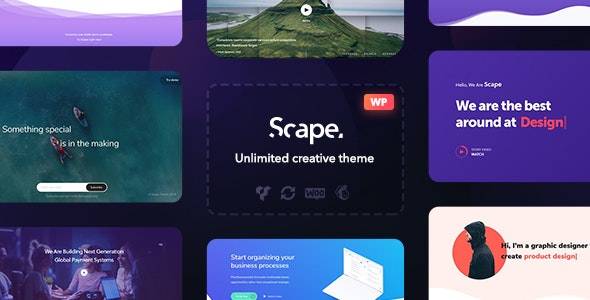 scape multipurpose wordpress theme