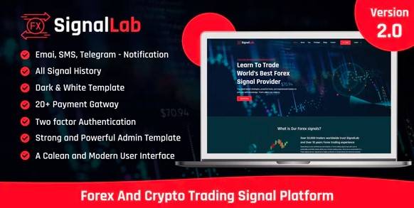 SignalLab v2.1 – Forex And Crypto Trading Signal Platform