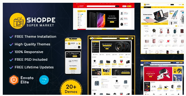 Shoppe v2.1 – OpenCart 3 Multi-Purpose Responsive Theme