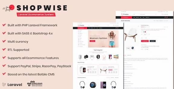 Shopwise Laravel Ecommerce System