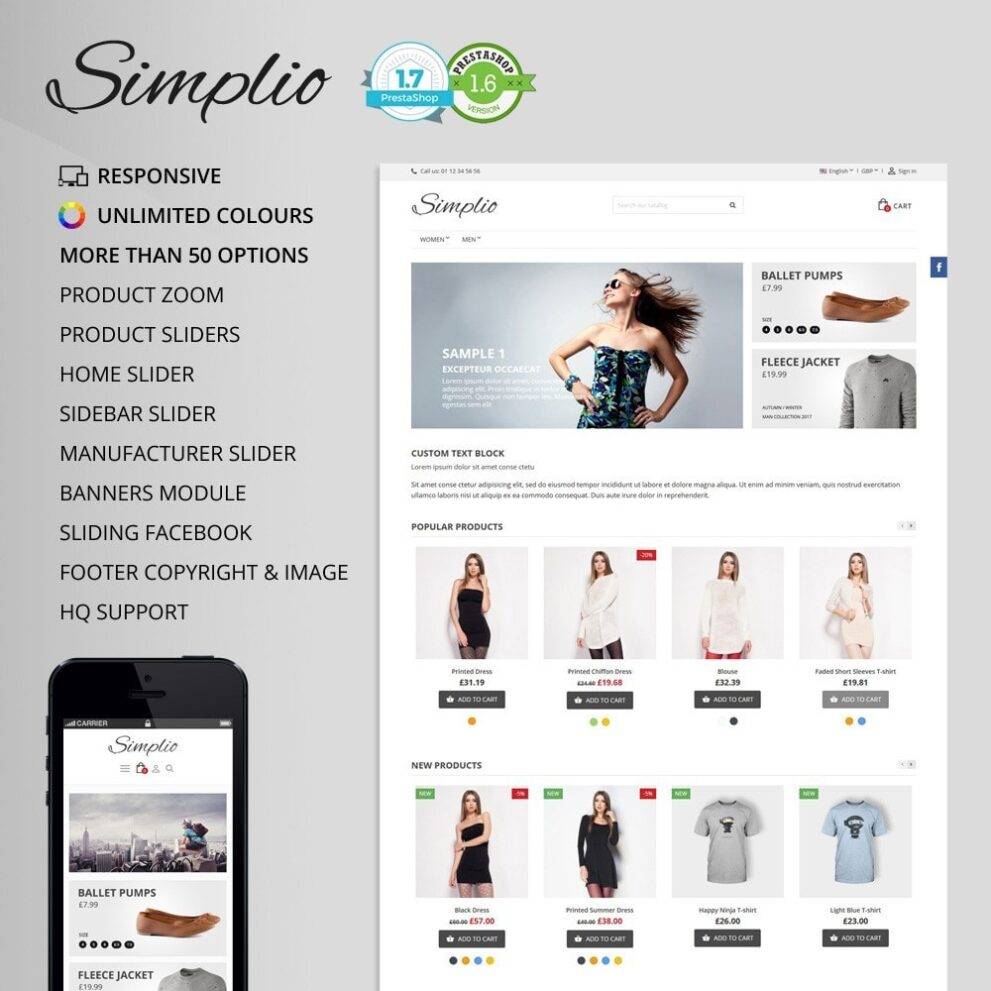 Simplio Prestashop Template 1.7.4.4 Download