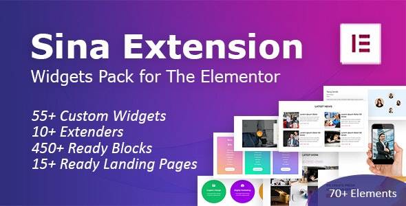 SEFE v1.10.4 – Sina Extension for Elementor (Updated)