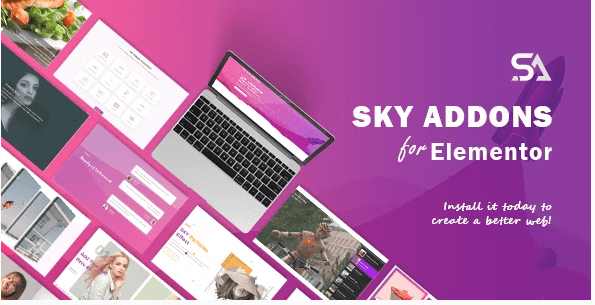 Sky Addons v2.0.2 – for Elementor Page Builder WordPress Plugin