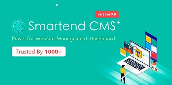 SmartEnd CMS v10.0.0 – Laravel Admin Dashboard with Frontend and Restful API