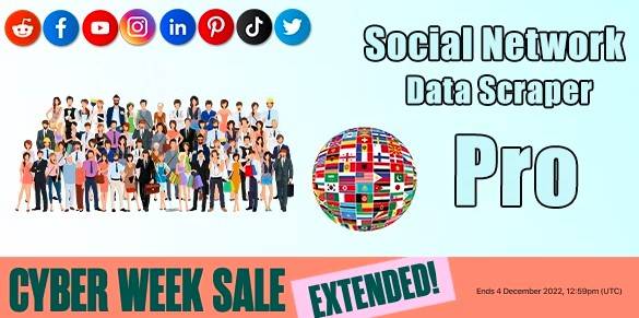 Social Network Data Scraper Pro v18.02