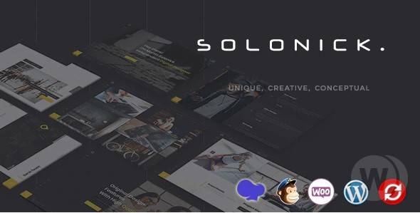 Solonick v5.9 – Personal Portfolio WordPress Theme Download