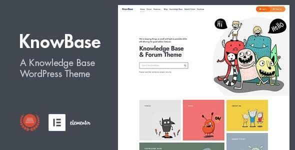 KnowBase v1.4 – A Helpdesk & bbPress WordPress Theme