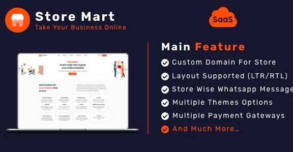 StoreMart SaaS Grocery delivery system