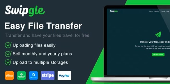 Swipgle v2.0 – Easy File Transfer (SAAS)