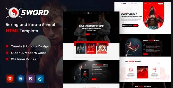 Martial Arts HTML Template