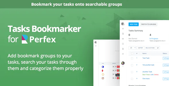 Tasks Bookmark module