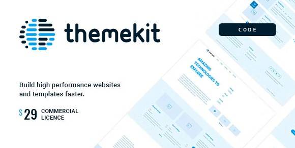 Themekit Code v1.1 – Wireframe HTML Framework