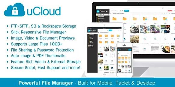 uCloud v2.1.0 – File Hosting Script – Securely Manage, Preview & Share Your Files