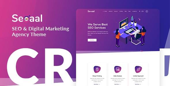 Seoaal v1.1.1 – SEO & Digital Marketing WordPress Theme Download