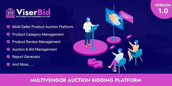 ViserBid Multivendor Auction Bidding Platform